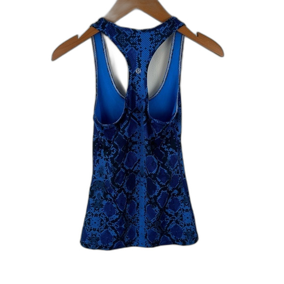Lululemon Mini Ziggy Snake Blue Cool Racerback - Picture 2 of 16